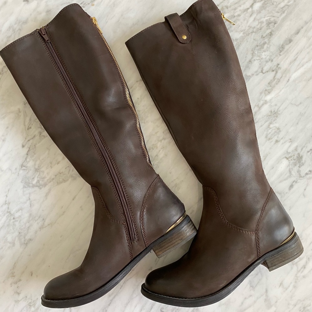 Steve Madden Brown Combat & Moto Boots